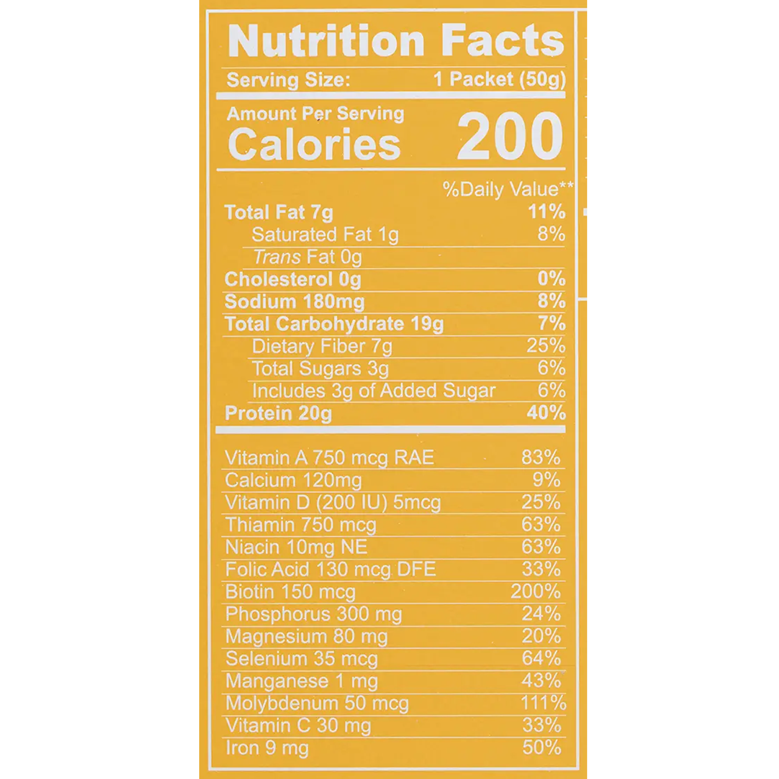 Golden Milk Vegan Protein (Single Serving) alternate view