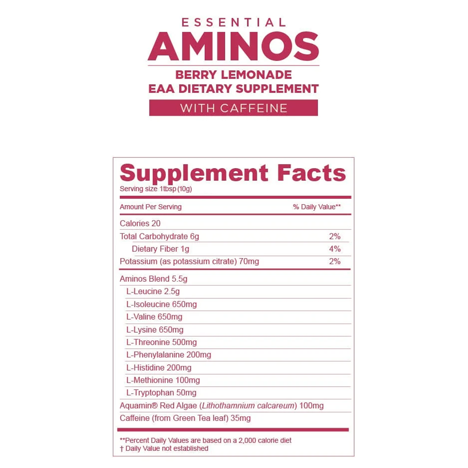 Essential Aminos (Single Serving) alternate view
