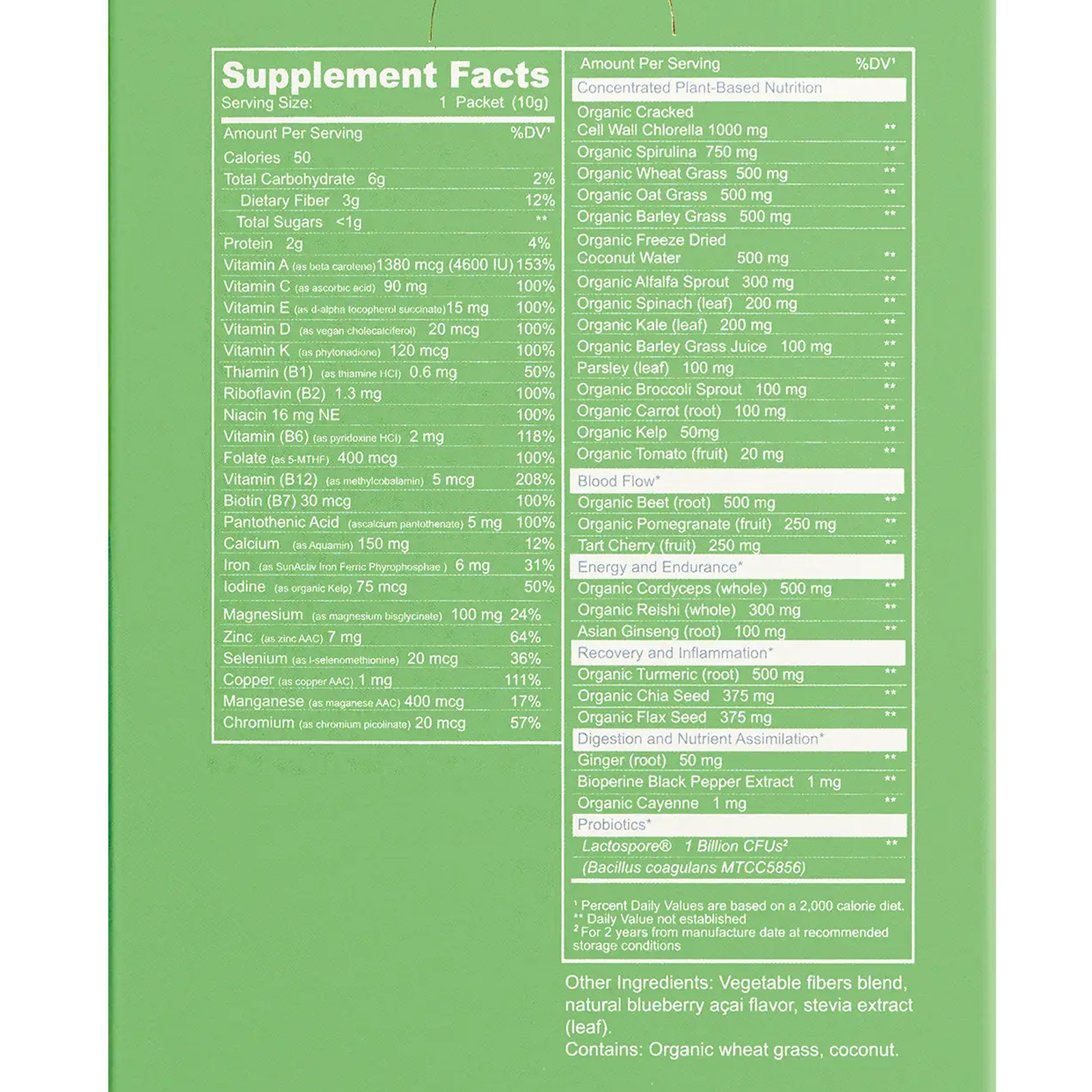 Performance Greens (Single Serving) alternate view
