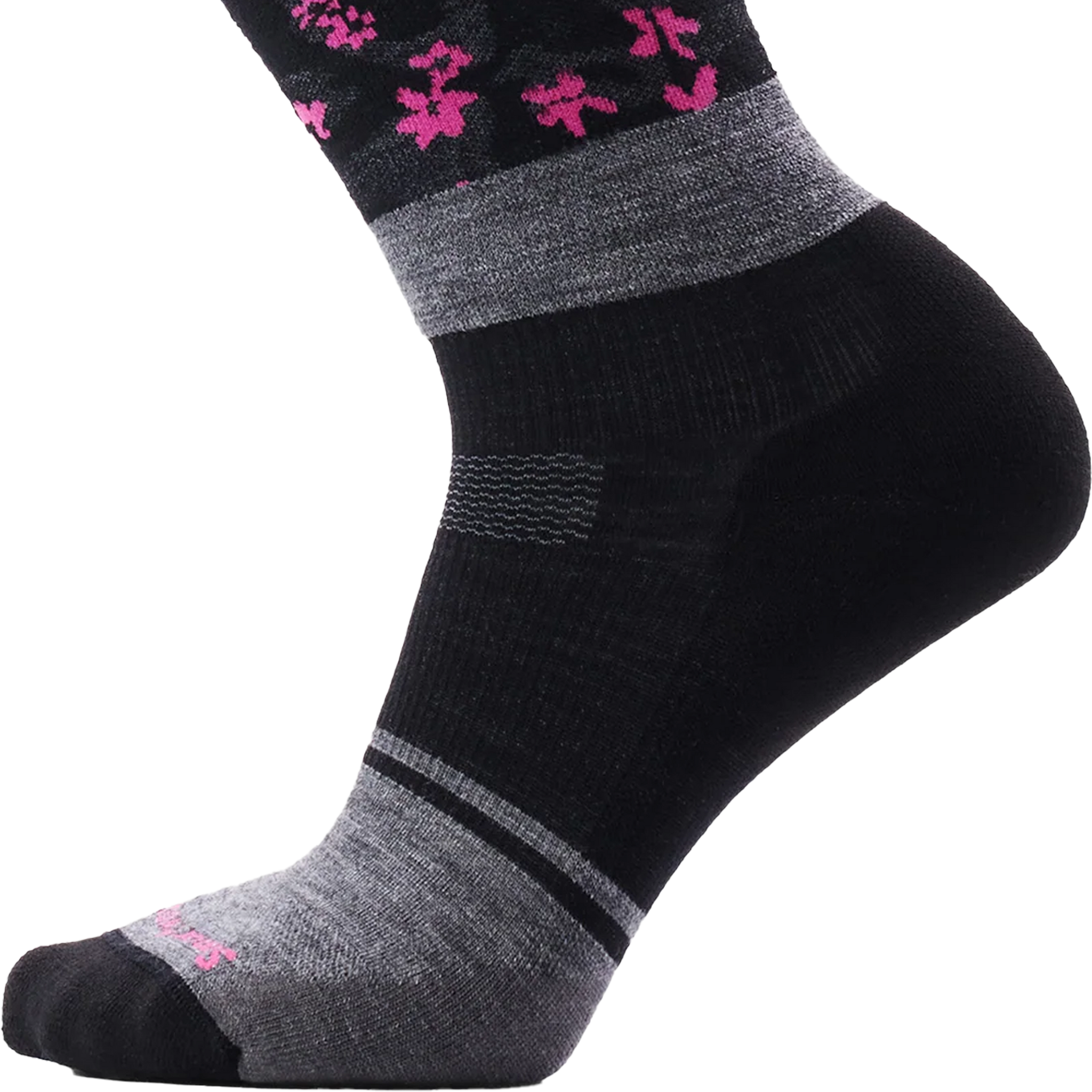 Women's Snowboard Targeted Cushion Wild Blossom OTC Socks alternate view