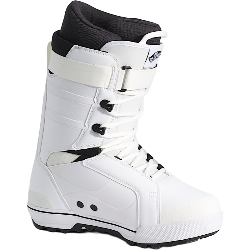 Vans Hi-Standard Pro in White/Black inside profile of left boot