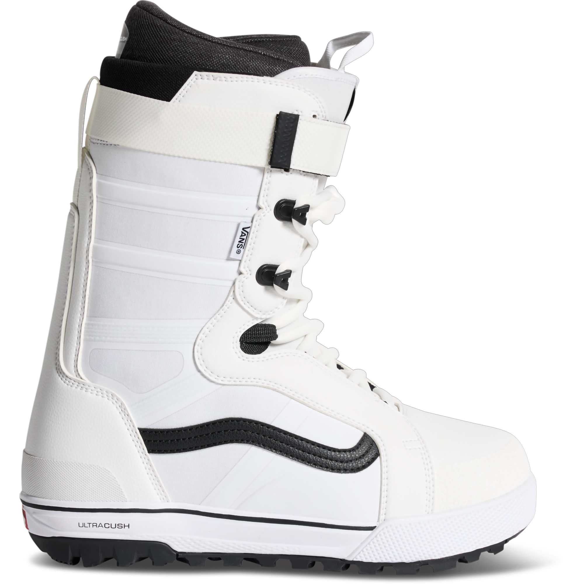 Vans Hi-Standard Pro in White/Black right profile