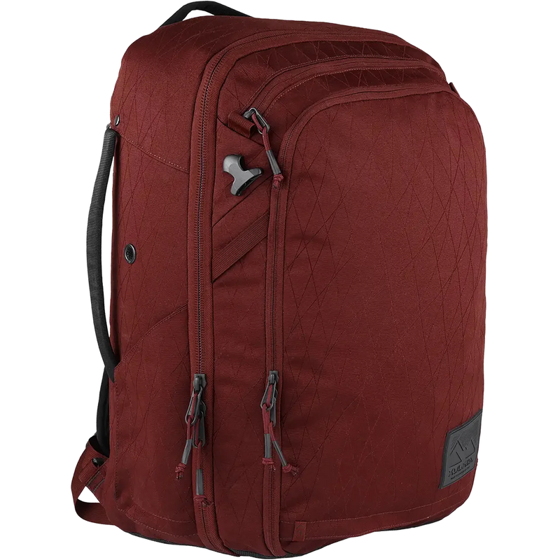 Kulkea Kartta Travel Backpack in Rust Red