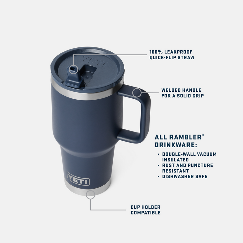 Yeti Rambler 30 oz Travel Straw Mug