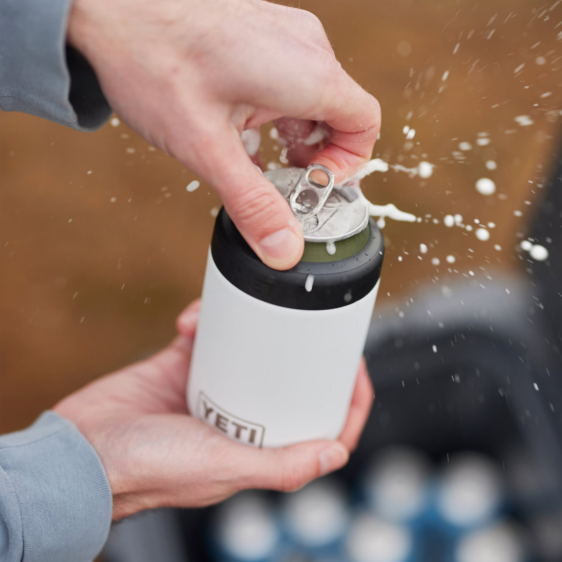 Yeti Rambler Colster 2.0 Lifestyle Can Opening
