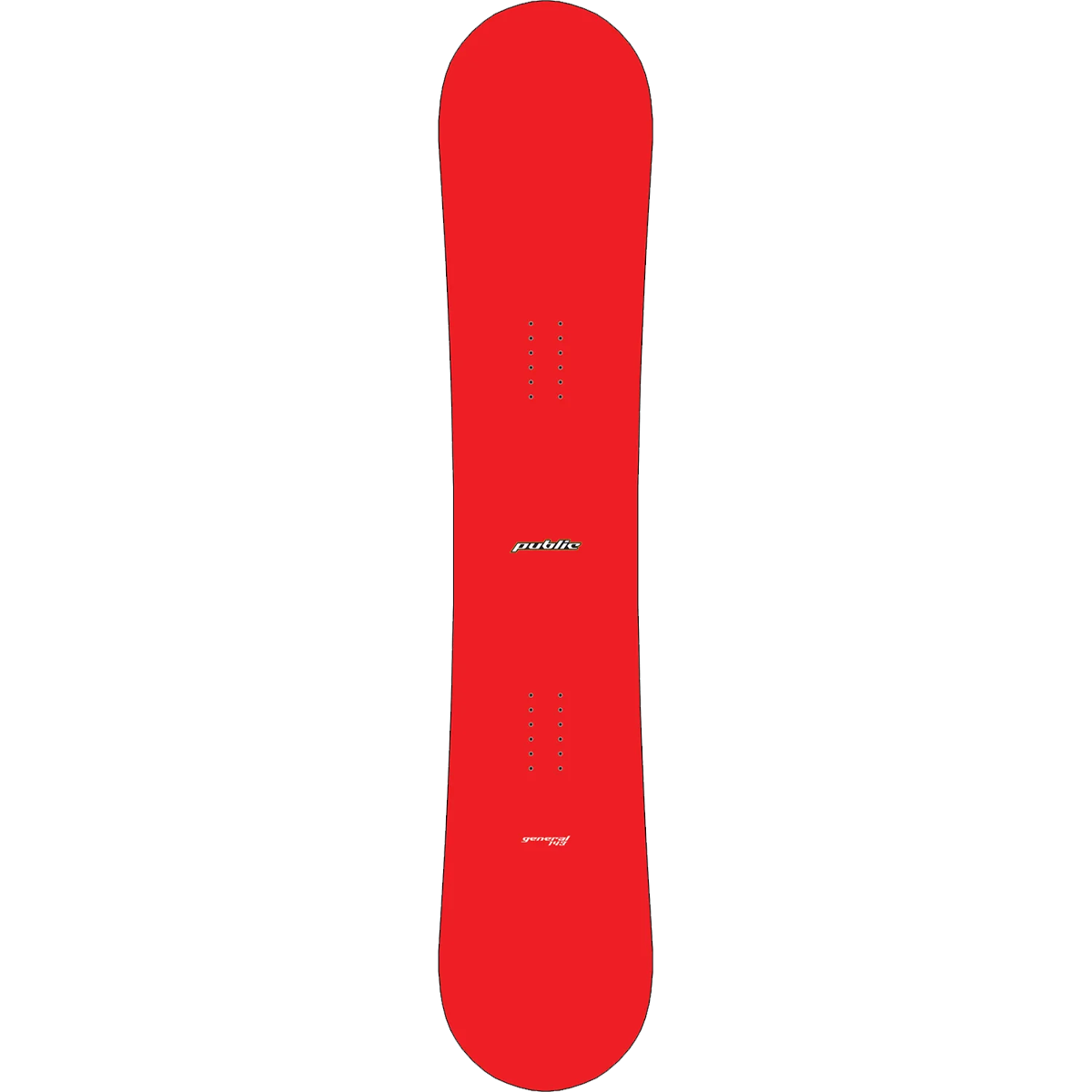 Public Snowboards General PUBLIC 147 top