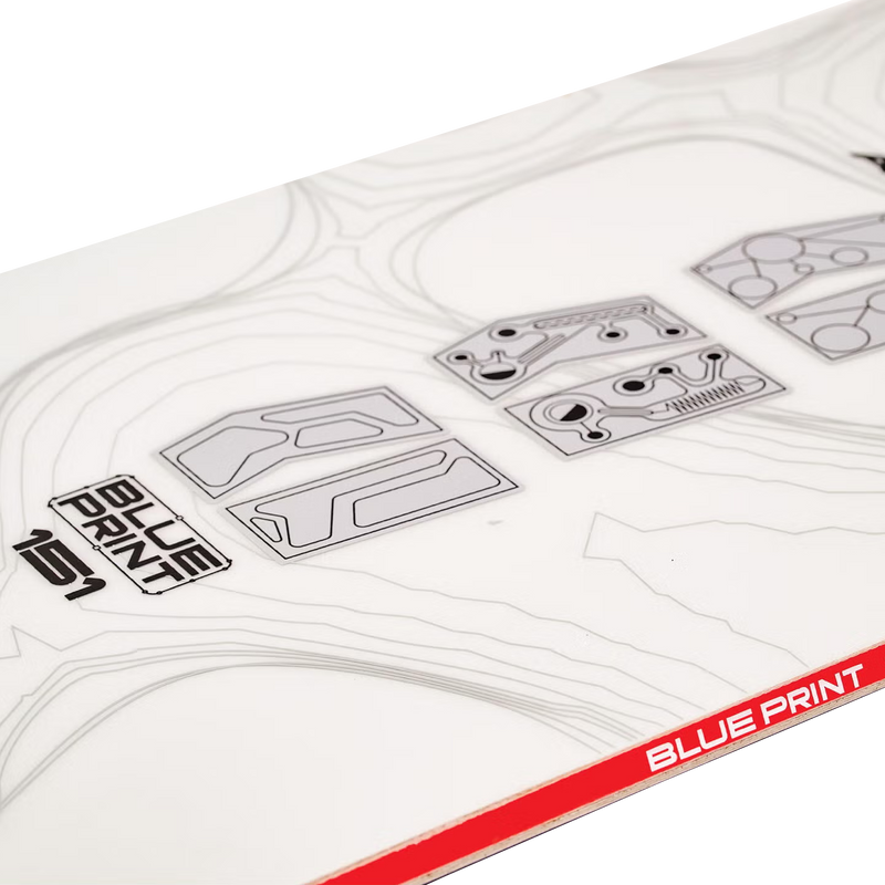 Armada Snowboards Blueprint deck artwork with logo