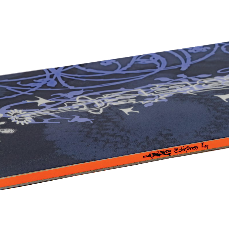Armada Snowboards Women's Cold Press profile edge with model details