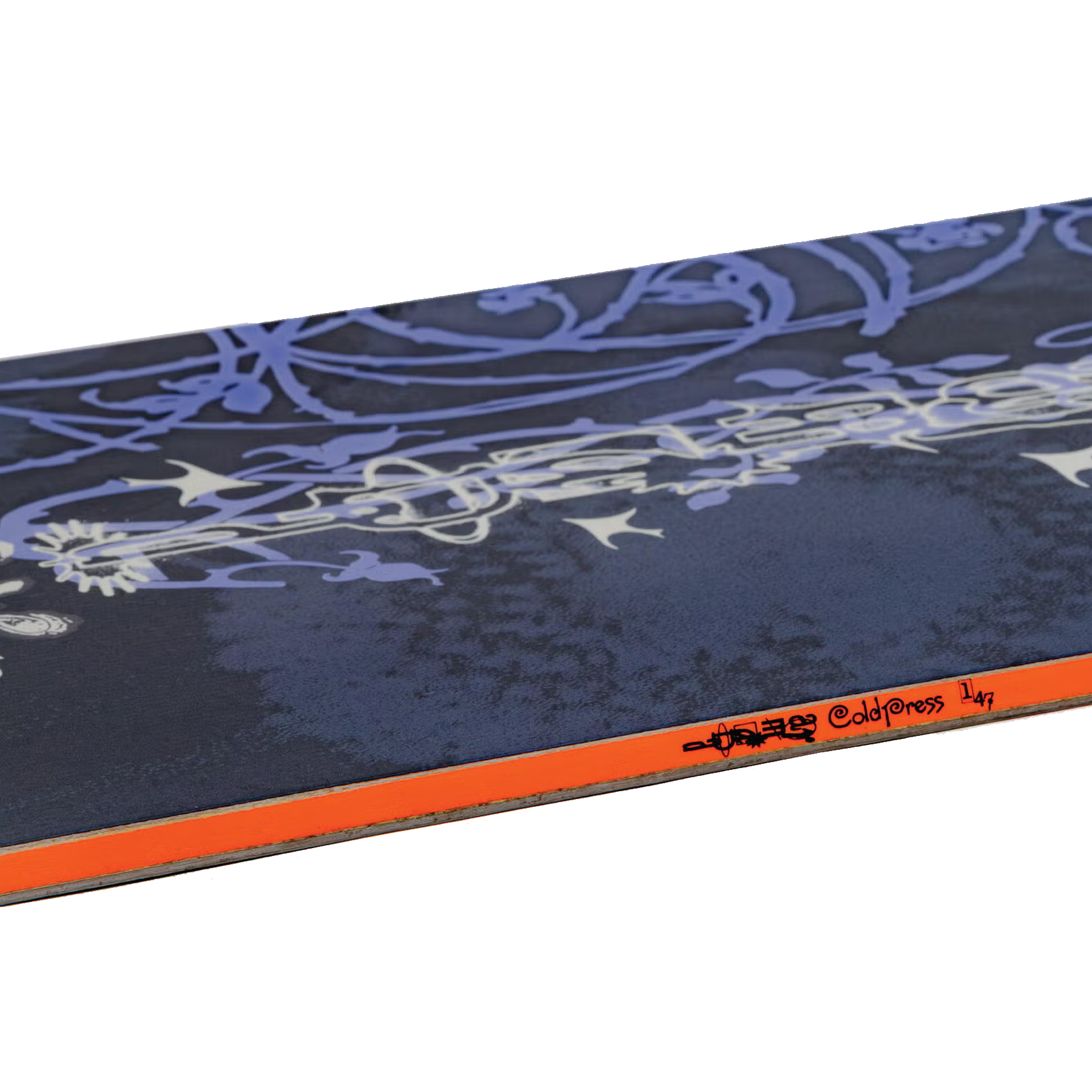 Armada Snowboards Women's Cold Press profile edge with model details