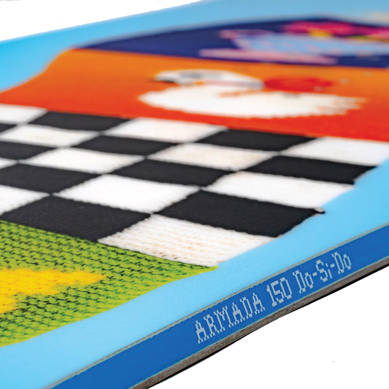 Armada Snowboards Women's Do-Si-Do profile edge with model details