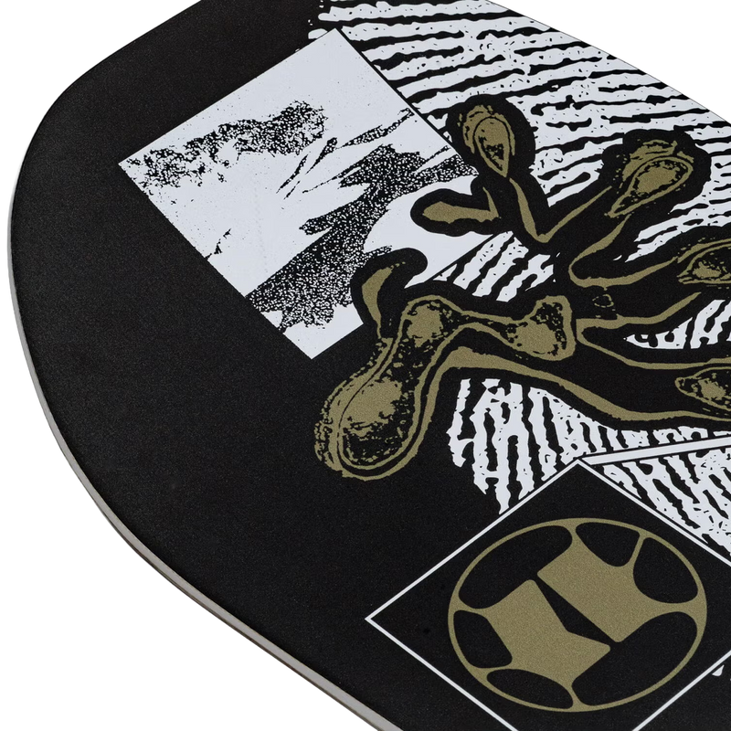 Armada Snowboards Tuffy close up of nose deck graphic
