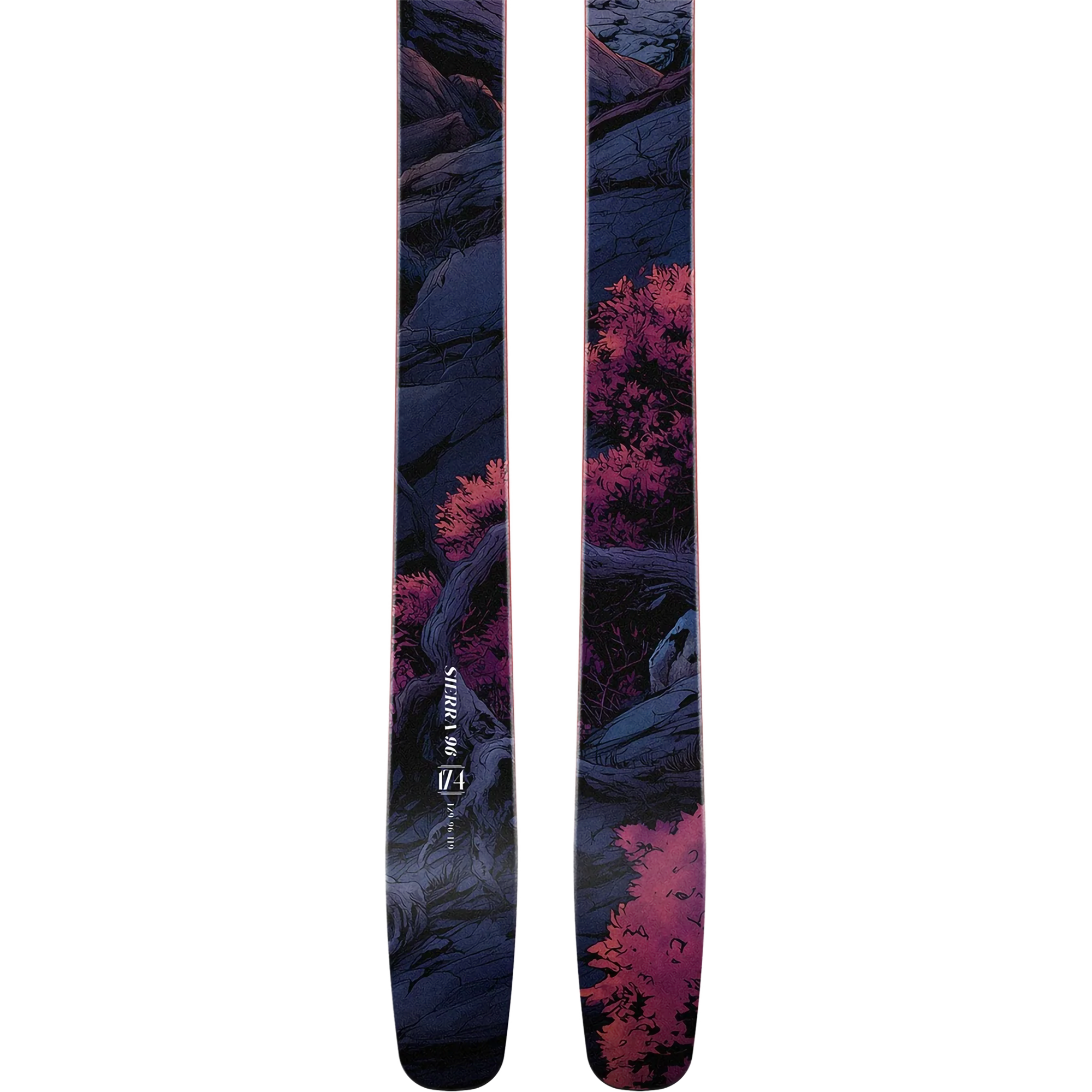 Moment Women's Sierra 96 pair top of tails