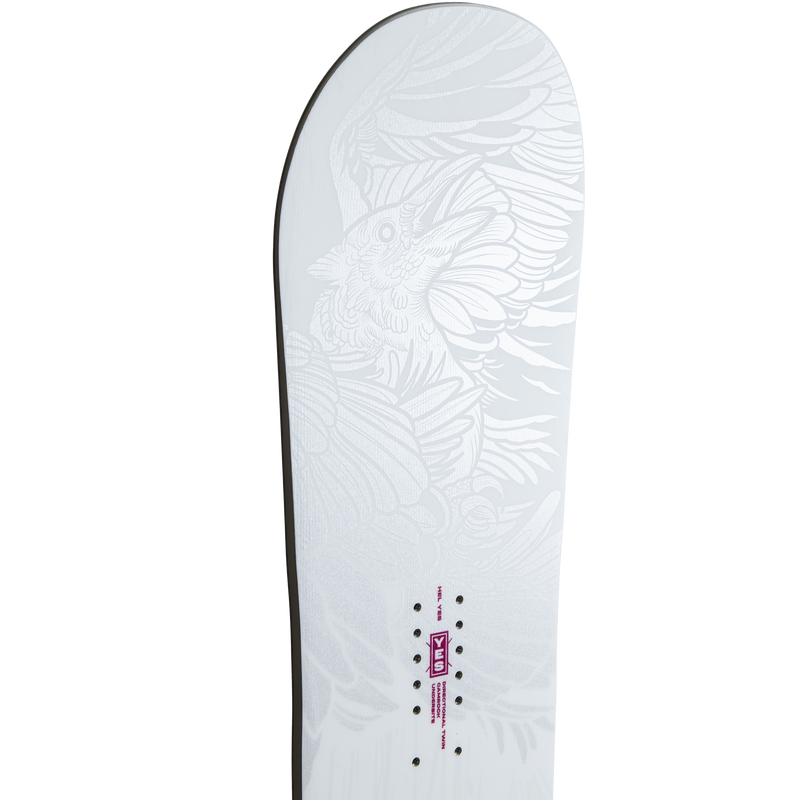 Yes Women's Hel Yes. top of tip angled