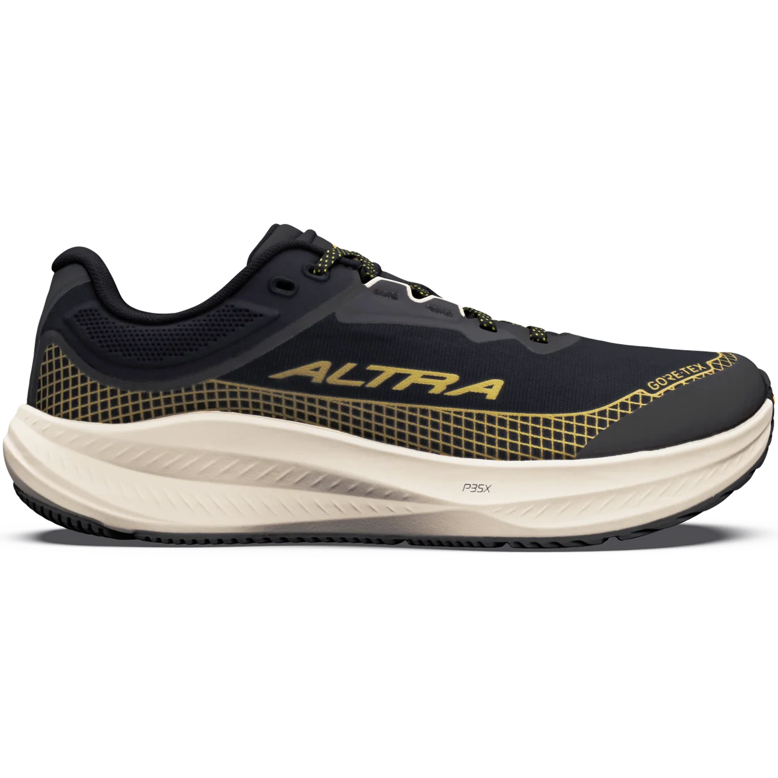 Altra Women's Torin 9 GTX in 91M-Black/Gold/Smoke