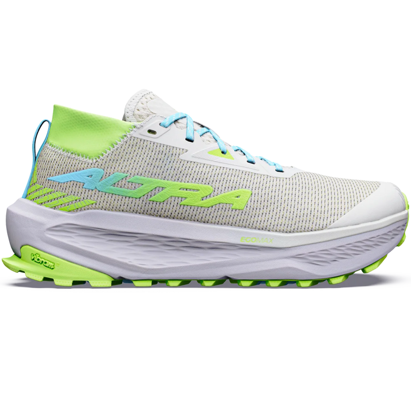Altra Women's Olympus 275 HiLo in 89U-Vaporous Grey/Blue Fish