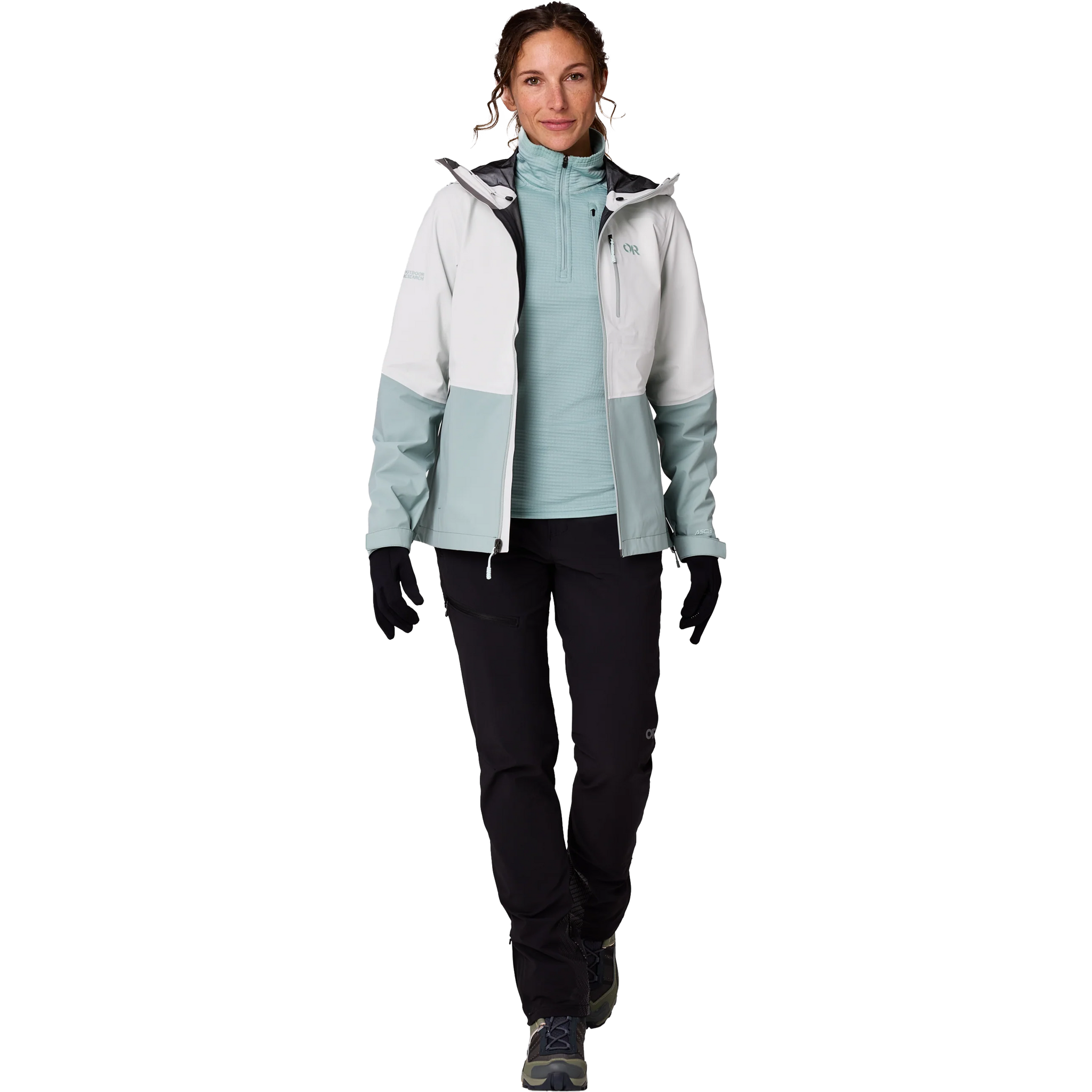 Outdoor Research Women's Aspire 3L Jacket front full view