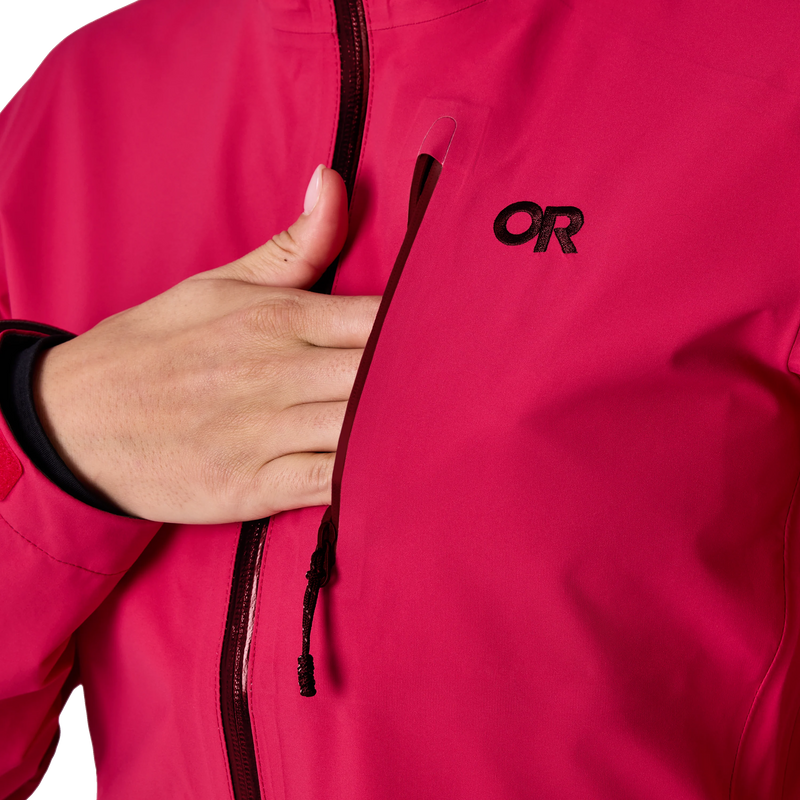 Outdoor Research Women's Aspire 3L Jacket chest pocket