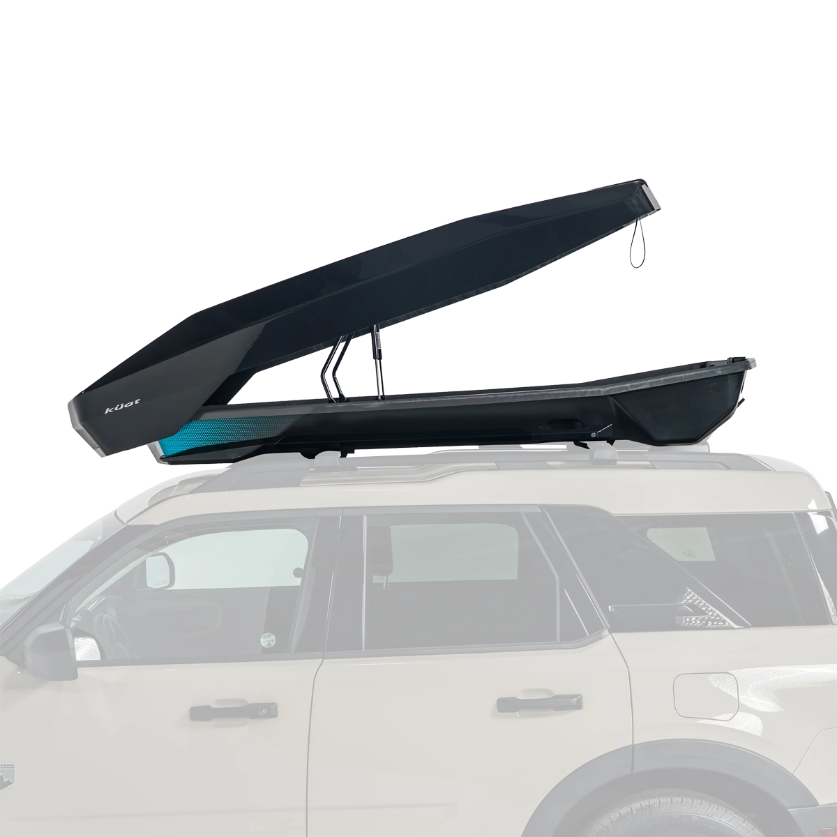 Kuat Varial XL Rooftop Cargo Box side view box open