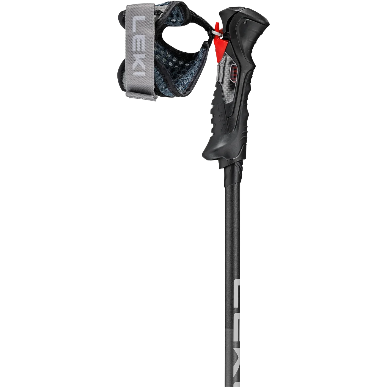 Leki Carbon 14 TR in Black/White handle and strap