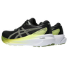 Asics Men's Kayano 30 003-Black/Glow Yellow pair back left