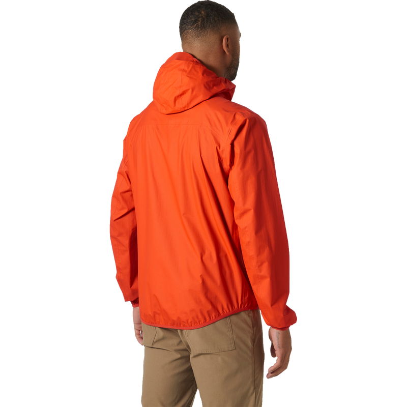 Men’s Verglas 2.5L Fastpack Jacket, Helly Hansen Men’s Verglas 2.5L Fastpack Jacket back on model