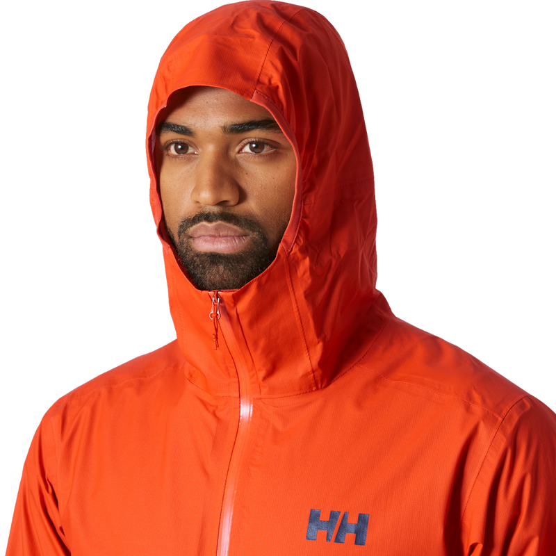 Men’s Verglas 2.5L Fastpack Jacket, Helly Hansen Men’s Verglas 2.5L Fastpack Jacket hood