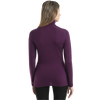 Icebreaker Women's 260 Tech Long Sleeve 1/2 Zip 853-Nightshade back