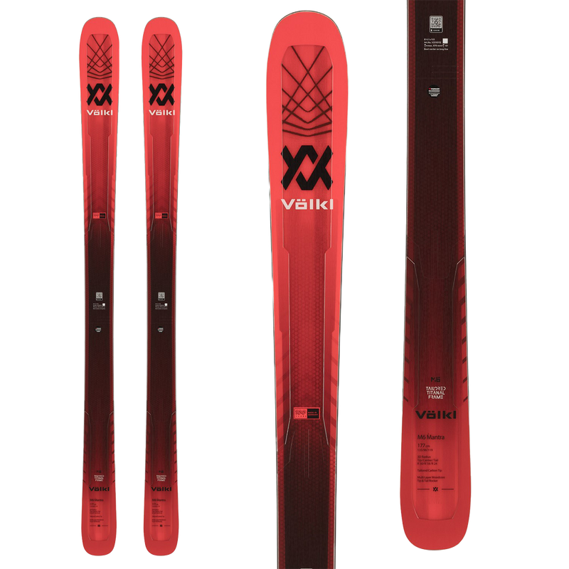 M6 Mantra, Volkl M6 Mantra flat tip and tail