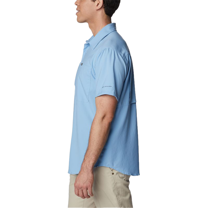 Men's Silver Ridge Utility Lite Short Sleeve, Columbia Men's Silver Ridge Utility Lite Short Sleeve 430-Jet Stream left