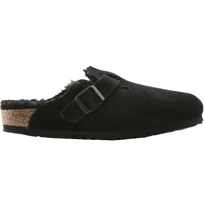Women's Boston Clog Shearling, Birkenstock Women's Boston Clog Shearling Black/Black