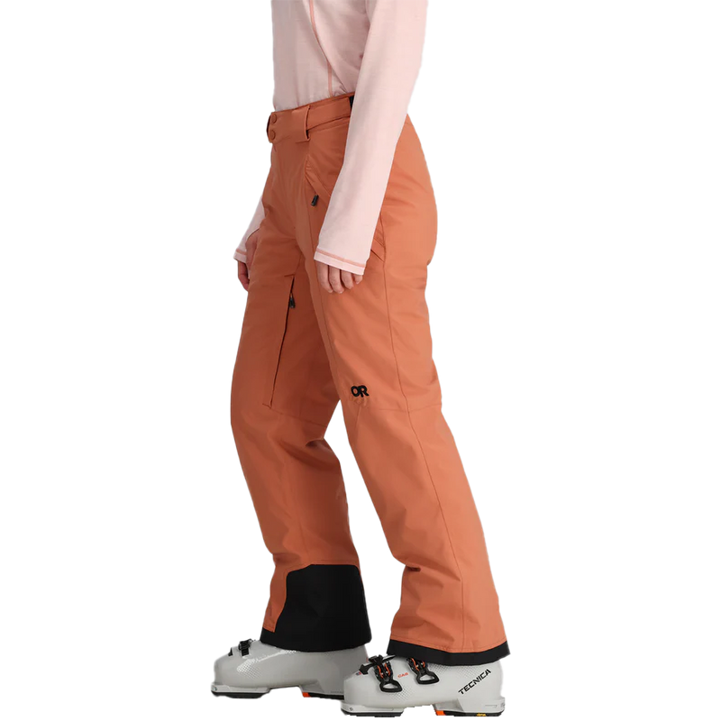 Women's Snowcrew Pants, Outdoor Research Women's Snowcrew Pants 2451-Cinnamon left