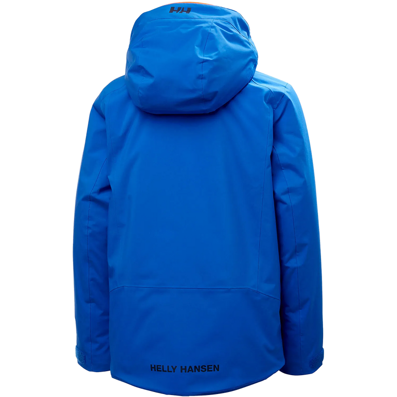 Youth Jr Alpha Jacket, Helly Hansen Youth Jr Alpha Jacket 543-Cobalt 2.0 back