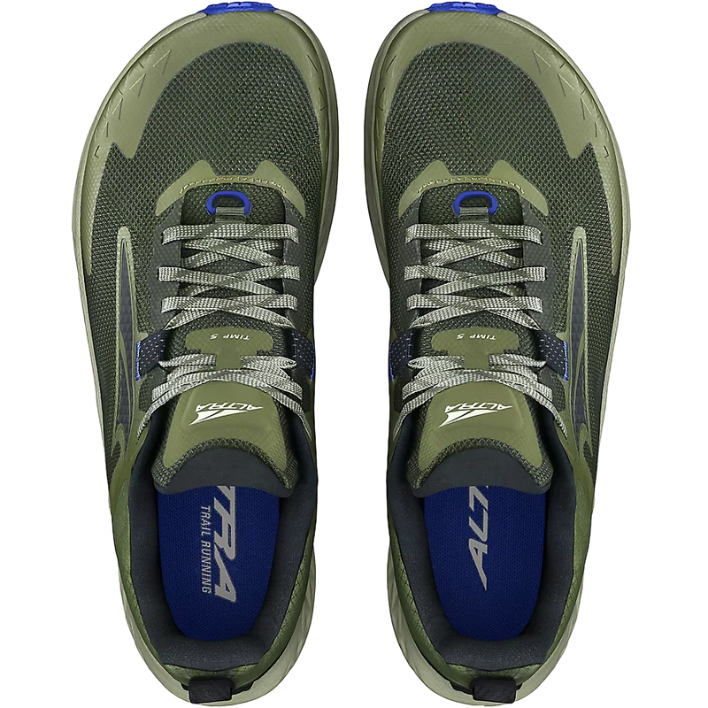 Men's Timp 5, Altra Men's Timp 5 in 315-Dusty Olive top pair