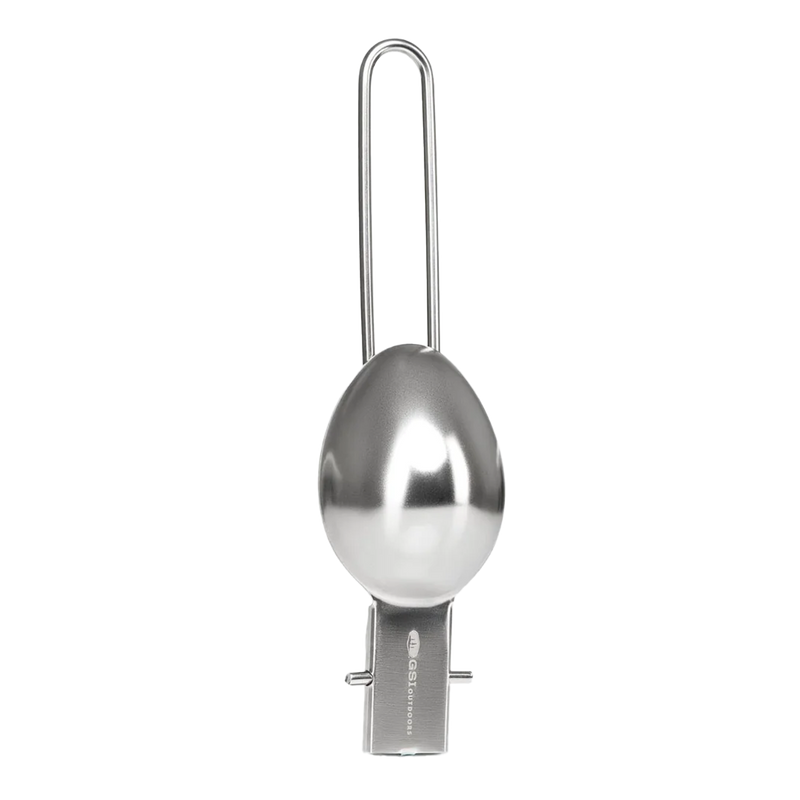 Glacier Stainless Chef Spoon/Ladle, GSI Outdoors Glacier Stainless Chef Spoon/Ladle folded vertical