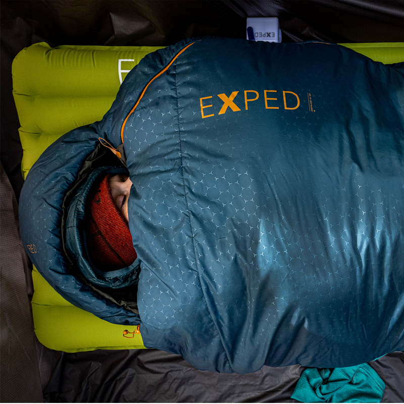 Deepsleep 0C / 30F Left Zip, Exped Deepsleep 0C / 30F Left Zip Closed Lifestyle