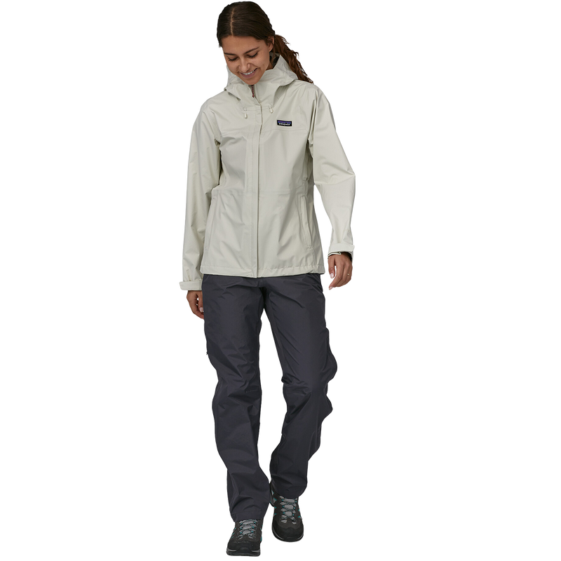 Women's Torrentshell 3L Pants - Regular, Women's Torrentshell 3L Pants - Regular BLK-Black front action