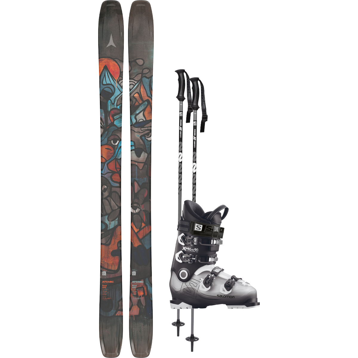 Atomic Bent 100 Demo Ski Package alternate view