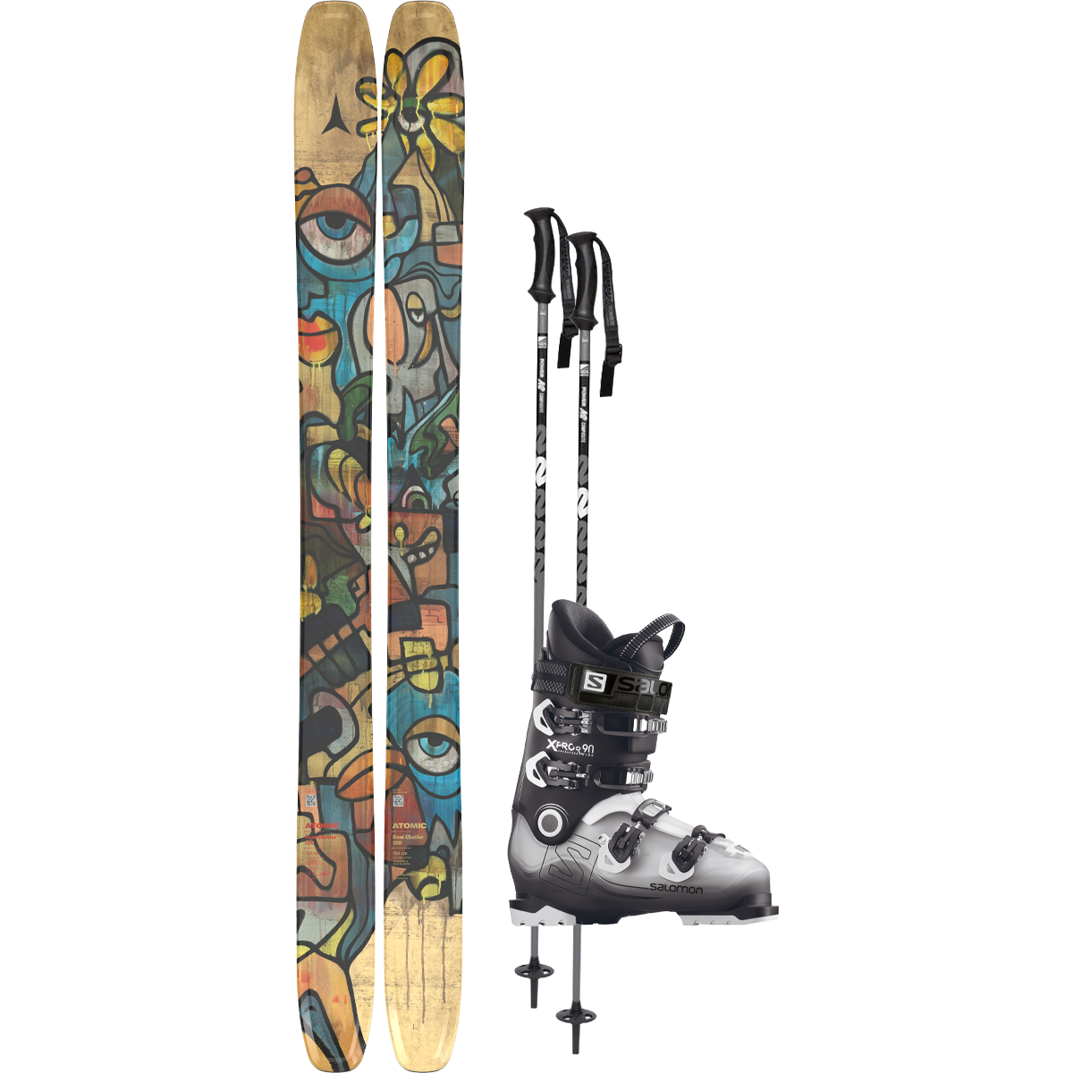Atomic Bent Chetler 120 Demo Ski Package alternate view