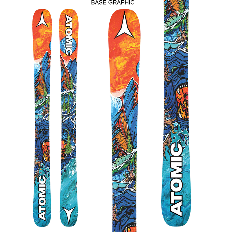 Bent Chetler Mini, Atomic Bent Chetler Mini Blue/Yellow Base Graphic