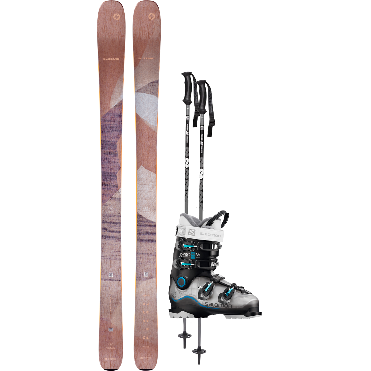 Blizzard Women's Black Pearl 94 Demo Ski Package alternate view