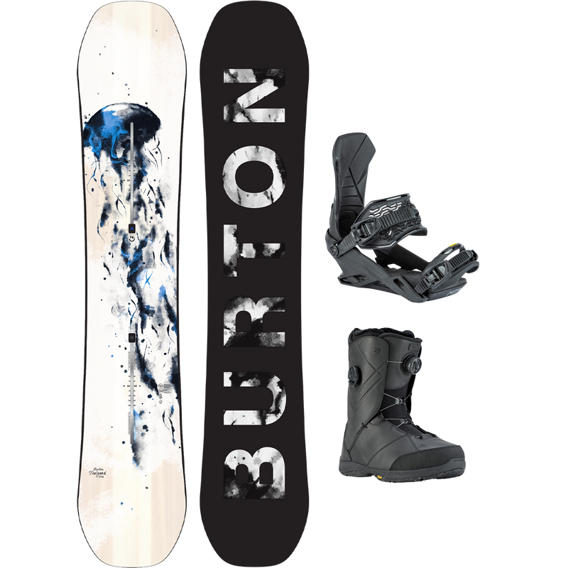 Burton Women's Feelgood Camber Demo Snowboard Package, Featured Image