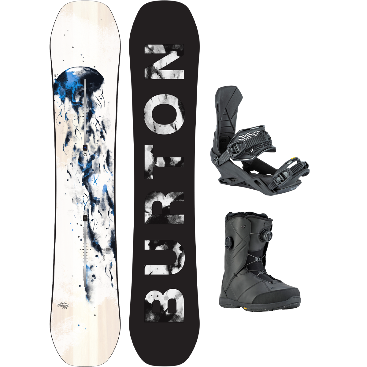 Burton Women's Feelgood Camber Demo Snowboard Package alternate view