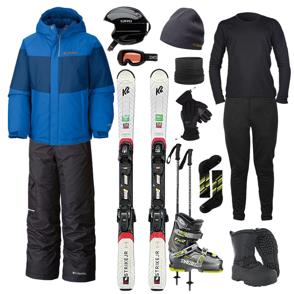 SB Rentals Columbia The Works Package w/ Pants - Boy's Ski