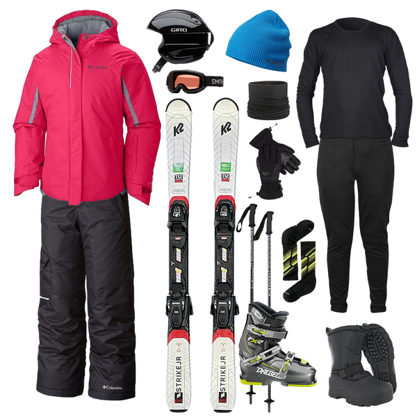 SB Rentals Columbia The Works Package w/ Pants - Girl's Ski
