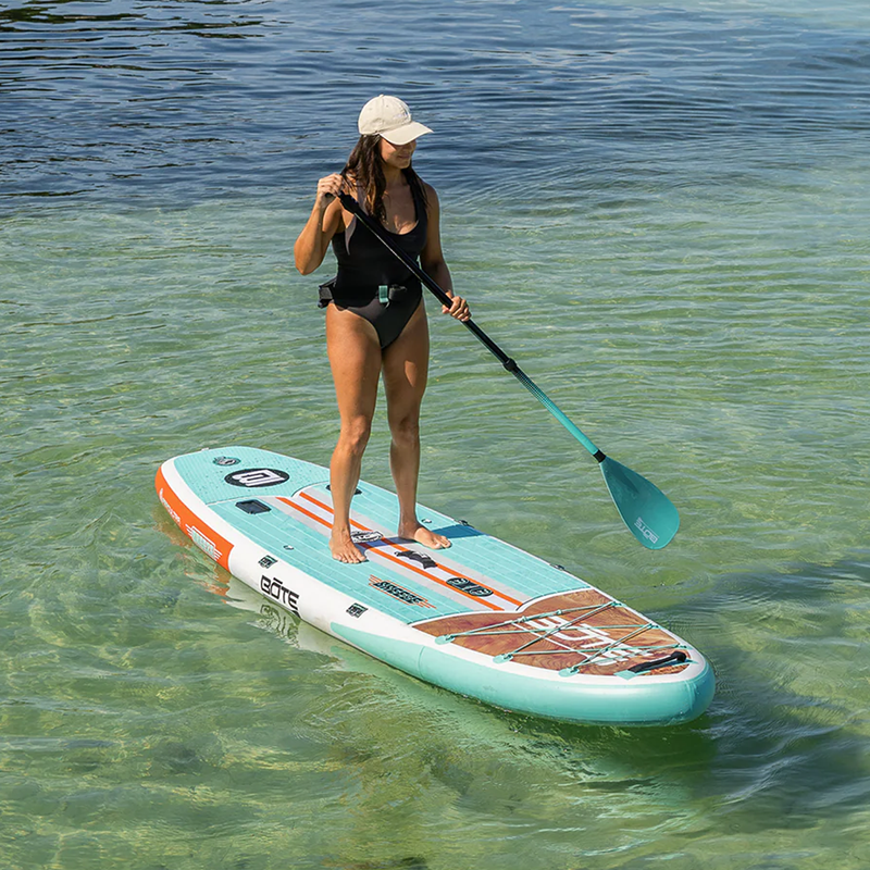 BOTE Breeze Aero Demo SUP, BOTE Inflatable Demo SUP on water