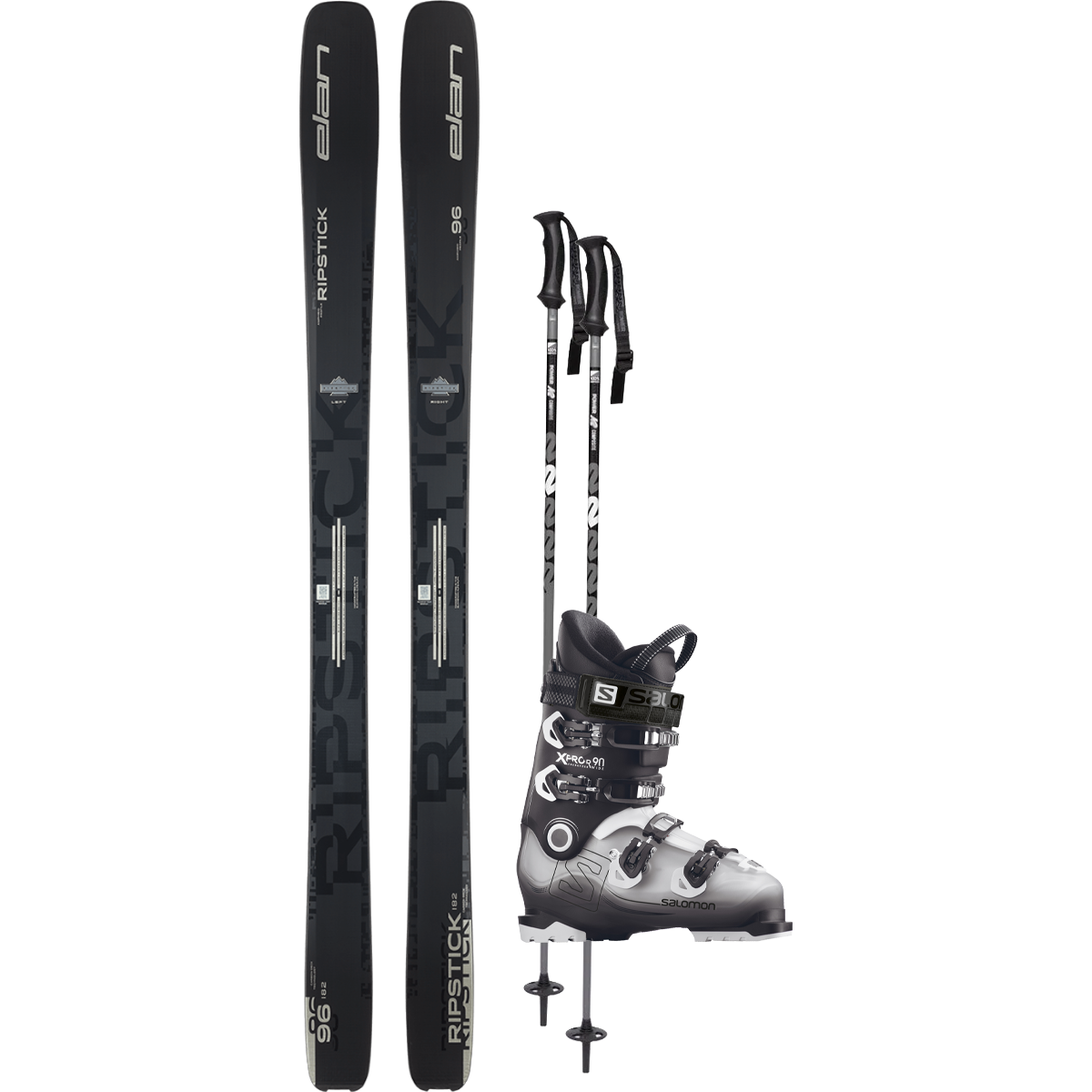 Elan Ripstick 96 Black Edition Demo Ski Package alternate view