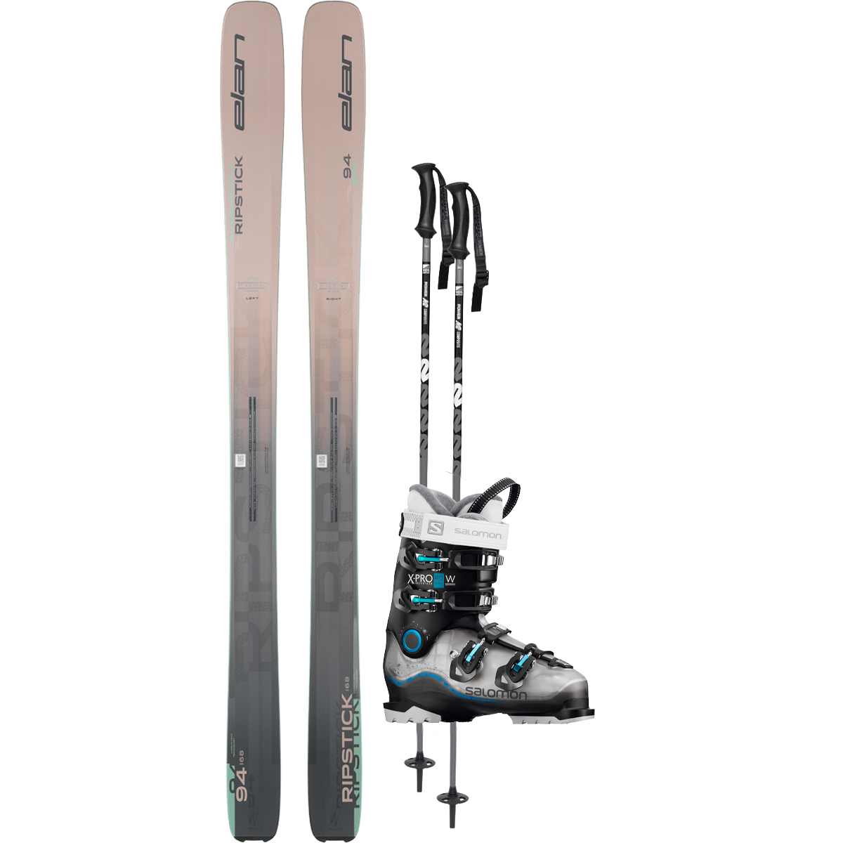 Elan Women's Ripstick 94 Demo Ski Package alternate view