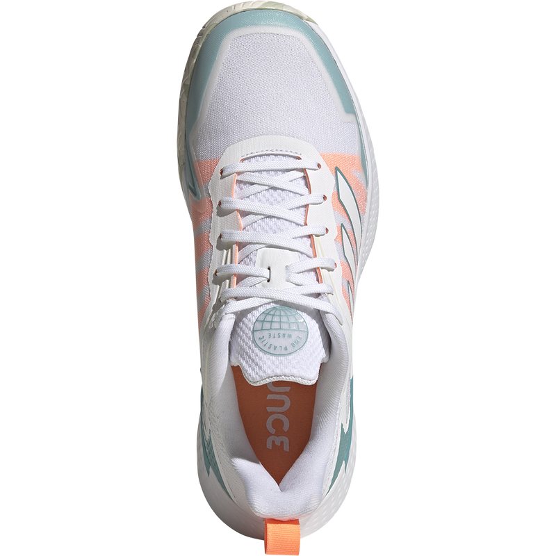 Women's Defiant Speed, Adidas Women's Defiant Speed White/White/Minton laces
