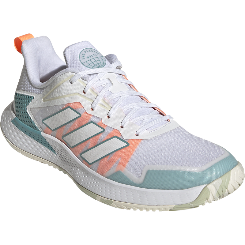 Women's Defiant Speed, Adidas Women's Defiant Speed White/White/Minton toebox