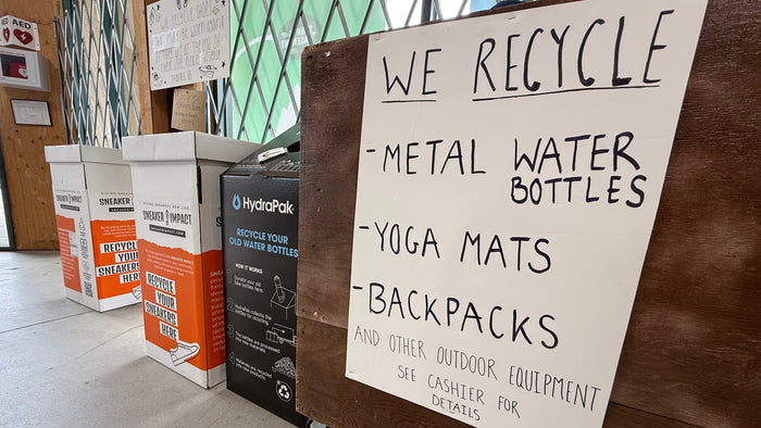 Did you know you can recycle clothes, shoes, & more  at your local sb?